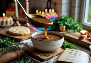 Read more about the article Sådan laver du den perfekte brun sovs til fødselsdagsfesten