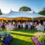 Planlægger du stor fødselsdagsfest i haven? Overvej et mastetelt